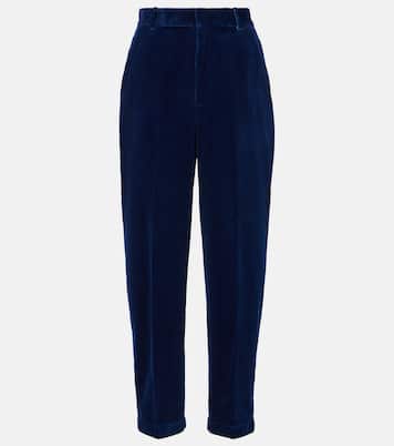 Pantalon droit à taille haute en coton | Polo Ralph Lauren