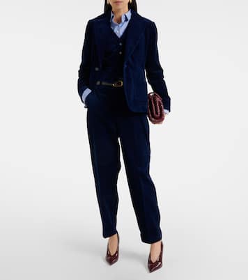 Pantalon droit à taille haute en coton | Polo Ralph Lauren