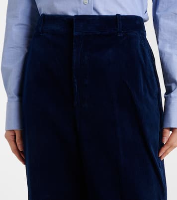 Pantalon droit à taille haute en coton | Polo Ralph Lauren