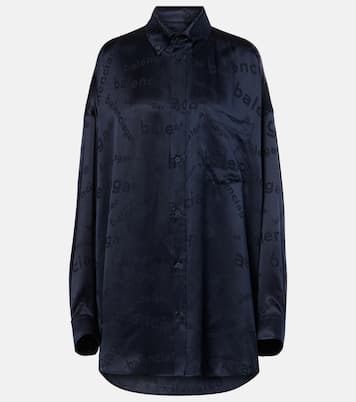 Camicia Cocoon in seta | Balenciaga