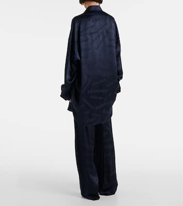 Camicia Cocoon in seta | Balenciaga