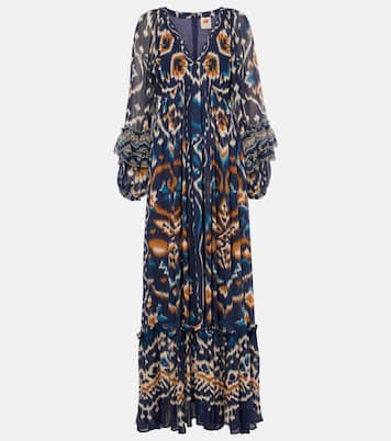 Gathered floral maxi dress | Farm Rio
