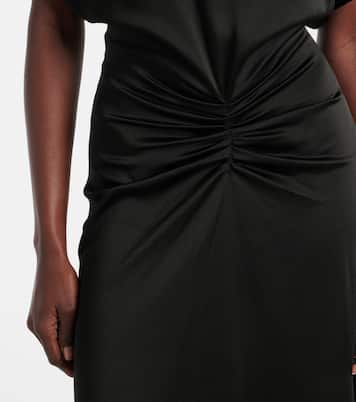 Robe longue en satin | Victoria Beckham