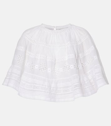 Top Dilama in voile di cotone con ricamo | Marant Etoile