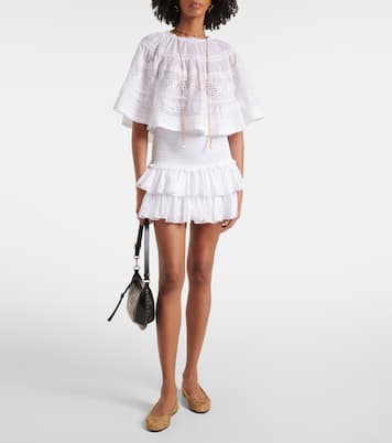 Top Dilama in voile di cotone con ricamo | Marant Etoile