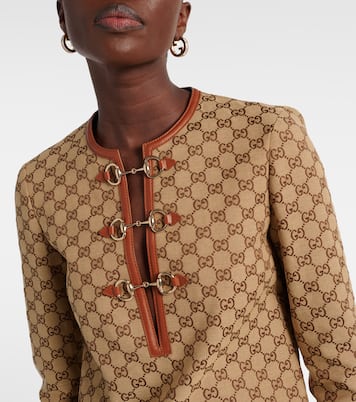 Horsebit GG canvas minidress | Gucci