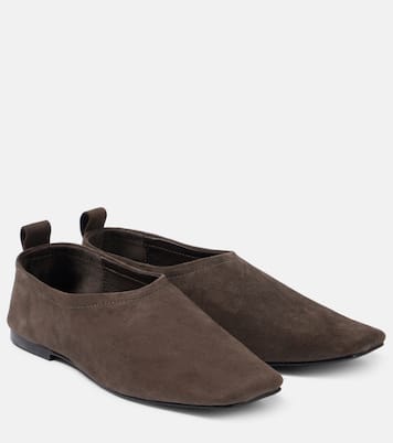 Chaussures plates Pia en daim | A.Emery