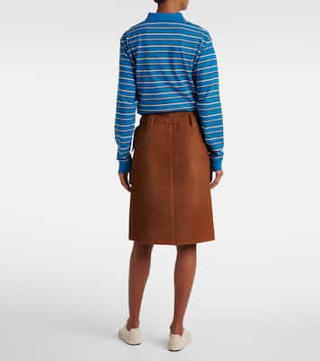 Gonna midi in suede | Prada