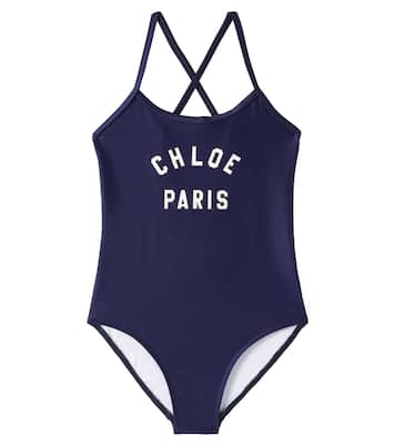 Bañador con logo estampado | Chloé Kids