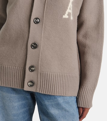 Ami de Cœur virgin wool cardigan | Ami Paris
