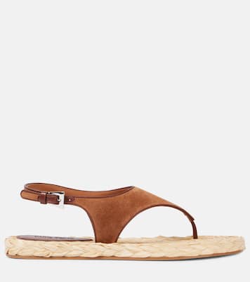 Sandales Amalfi en daim | Paris Texas