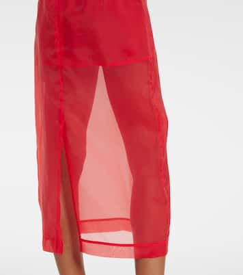 Gonna midi Peri in misto seta | The Frankie Shop