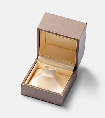 Serpenti Seduttori 18kt rose gold ring with diamonds and rubellites | Bvlgari