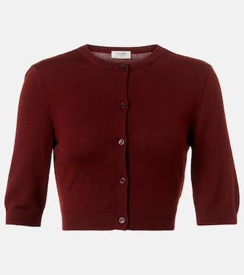 Cardigan cropped in lana | Saint Laurent