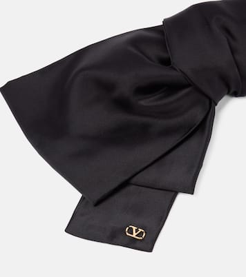 Pince à cheveux VLogo en satin | Valentino