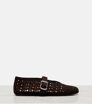 Ballerinas Vienne aus Leder | Alaïa