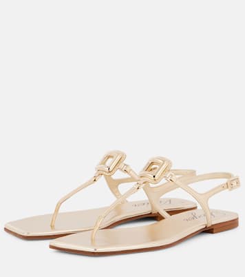 Viv' By The Sea leather thong sandals | Roger Vivier