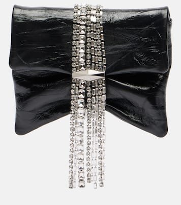 Zandra embellished leather shoulder bag | Jimmy Choo