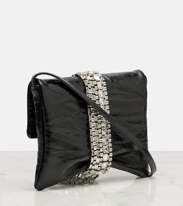 Zandra embellished leather shoulder bag | Jimmy Choo