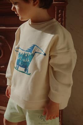 X RHW Sweatshirt aus einem Baumwollgemisch | Konges Sløjd