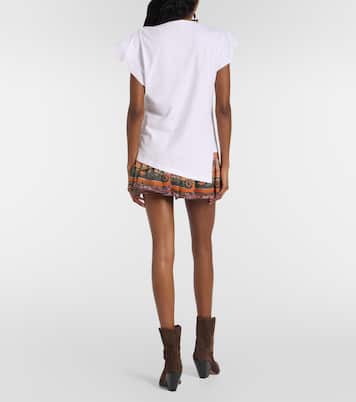 Sebani asymmetric cotton T-shirt | Isabel Marant