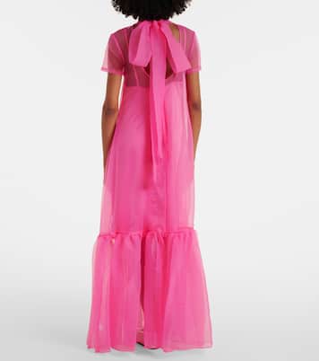 Abito lungo in tulle a balze | Staud
