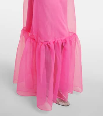 Abito lungo in tulle a balze | Staud