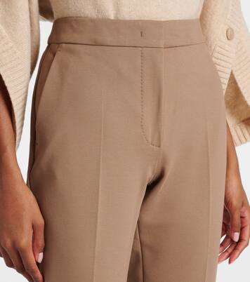 Cropped-Hose Pegno aus Jersey  | Max Mara