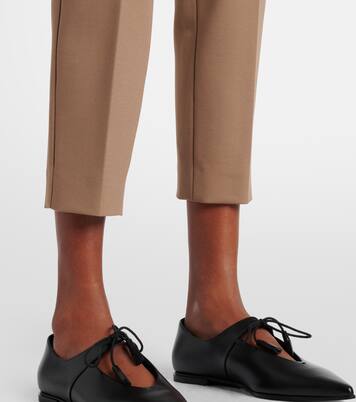 Cropped-Hose Pegno aus Jersey  | Max Mara