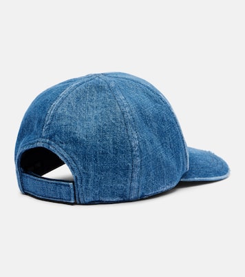 Logo denim baseball cap | Miu Miu