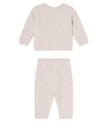 Bebé - set de jersey y pantalones de lana y cachemir | Tartine et Chocolat