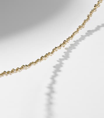 Collier Riviere Escargots 9kt gold necklace with diamonds | Yvonne Léon