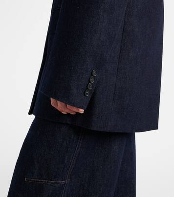 Ancella double-breasted denim blazer  | Sportmax