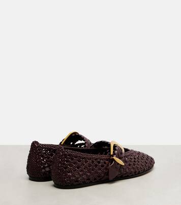 Ballerine Helix in pelle intrecciata | Zimmermann