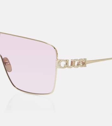 Sonnenbrille mit Kristallen | Gucci