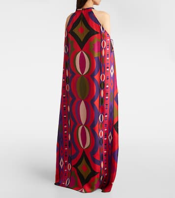 Collane cutout silk kaftan | Pucci