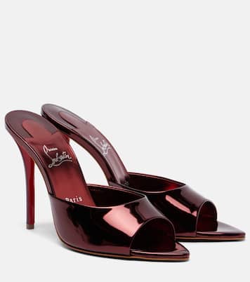 Miss Z 100 metallic leather sandals | Christian Louboutin