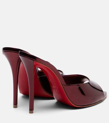 Miss Z 100 metallic leather sandals | Christian Louboutin