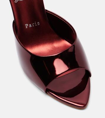 Miss Z 100 metallic leather sandals | Christian Louboutin