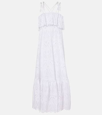 Printed cotton-blend maxi dress | Etro