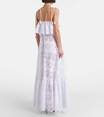 Printed cotton-blend maxi dress | Etro