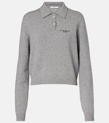 Logo wool and cashmere polo sweater | Givenchy