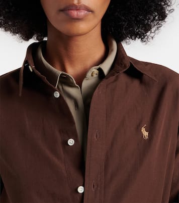 Vestido camisero de algodón y lino | Polo Ralph Lauren