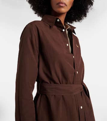 Vestido camisero de algodón y lino | Polo Ralph Lauren