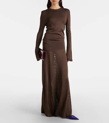 Mesh maxi skirt | Tom Ford