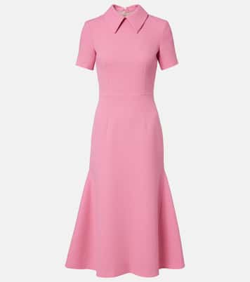 Eman wool crêpe midi dress | Emilia Wickstead