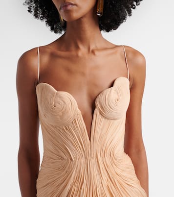 Cecilia draped silk gown | Maria Lucia Hohan