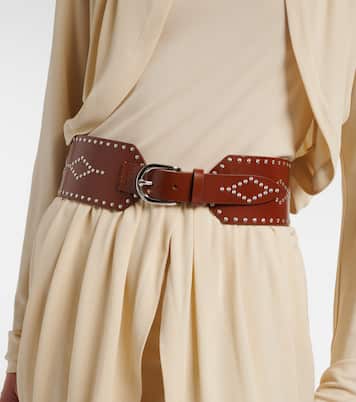 Lucie studded leather belt | Isabel Marant
