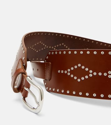 Lucie studded leather belt | Isabel Marant