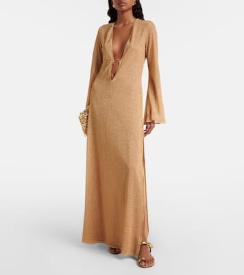 Robe longue en lamé | Oséree